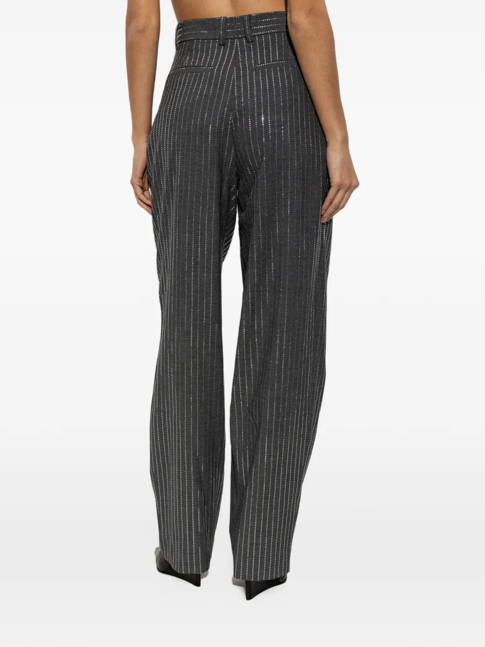 IRO Blur sequin-embellished trousers Grijs