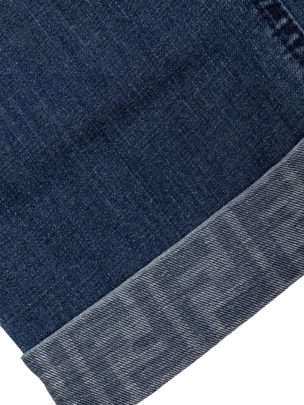 Fendi Kids embroidered-logo jeans Blauw