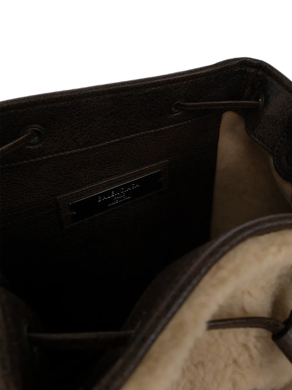Balenciaga Le City backpack mini in beige