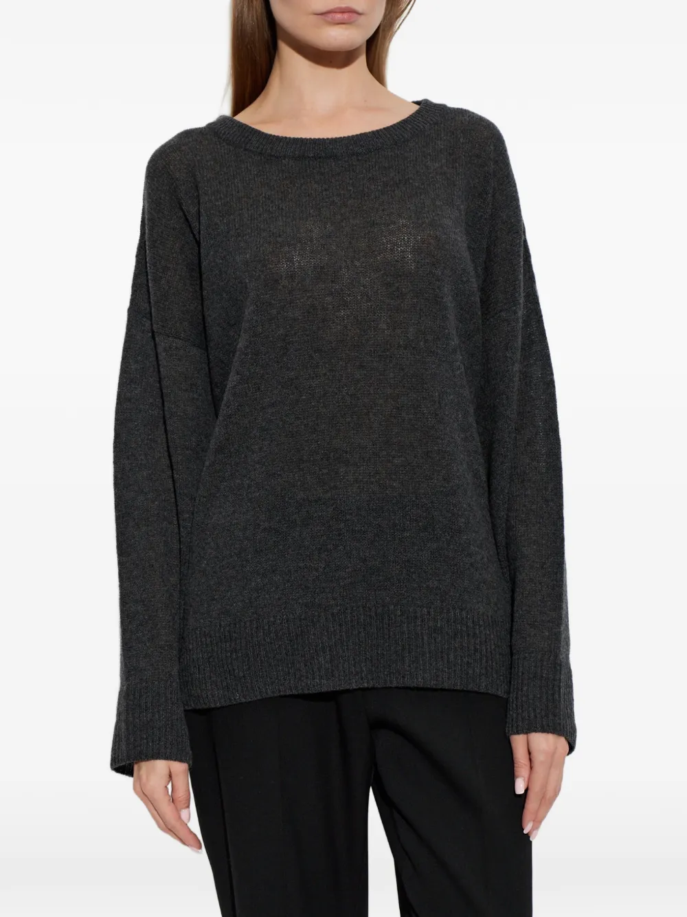 Balenciaga logo-patch sweater - Grigio