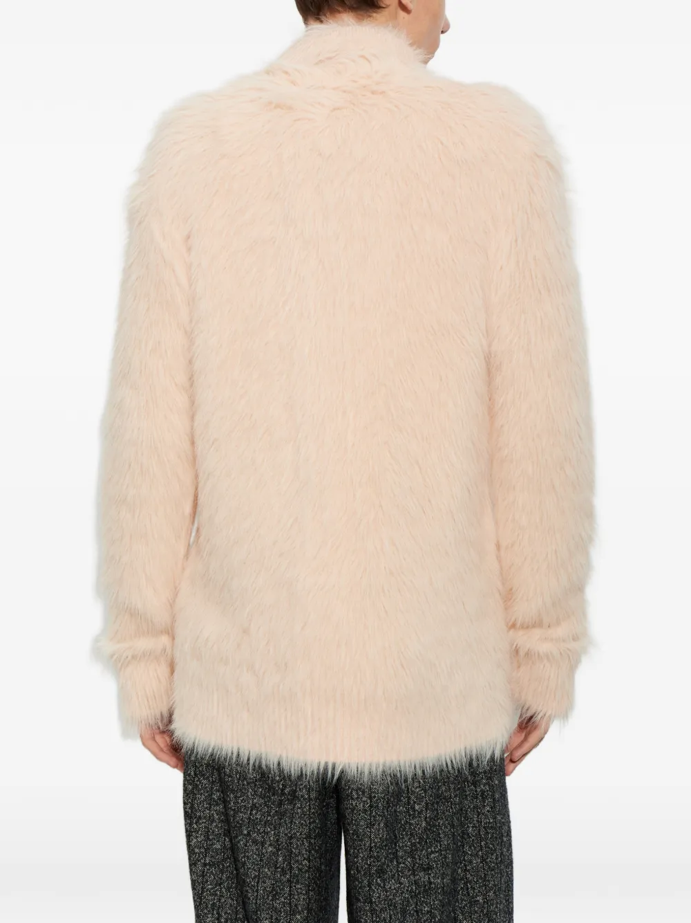 Dolce & Gabbana mohair-effect shirt Beige