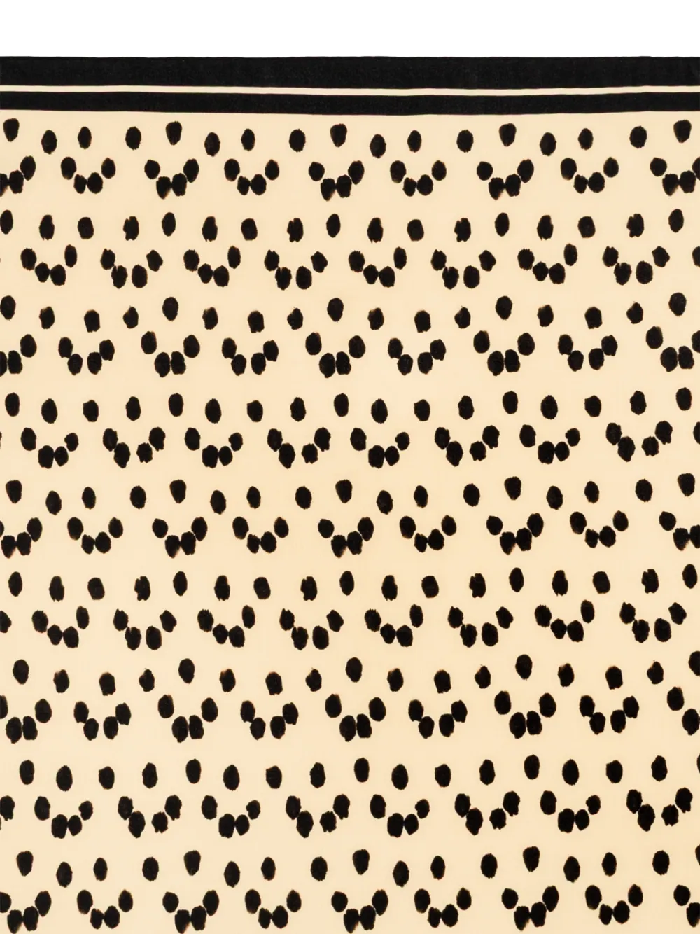 Jimmy Choo polka-dot silk scarf Beige