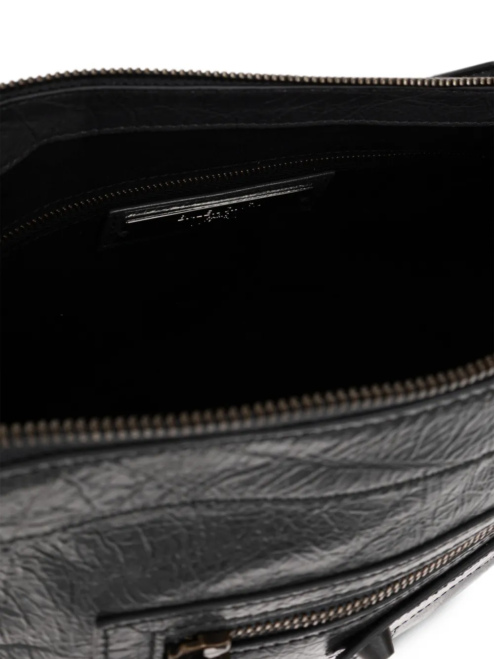 Balenciaga Le City Moto bag small in volcanic rock Grijs