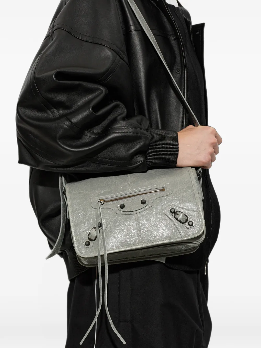 Balenciaga Le City messenger bag Grijs