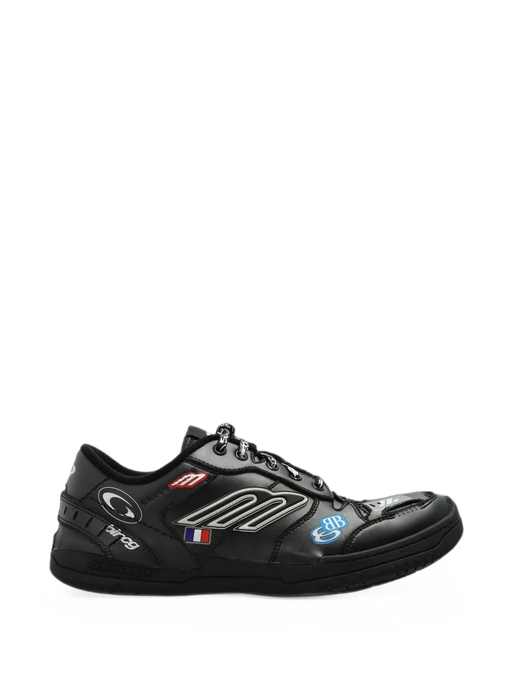 Balenciaga Hamptons stickers sneakers in black/multicolor - Nero