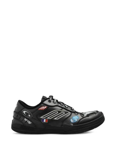 Balenciaga baskets Hamptons noires/multicolores à autocollants