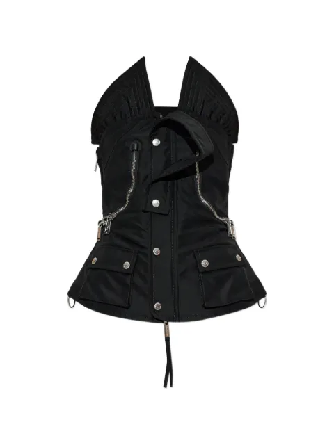 DSQUARED2 Après Ski multi-pocket corset top