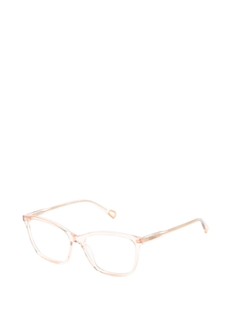 Chloé Eyewear Bril met rechthoekig montuur Roze