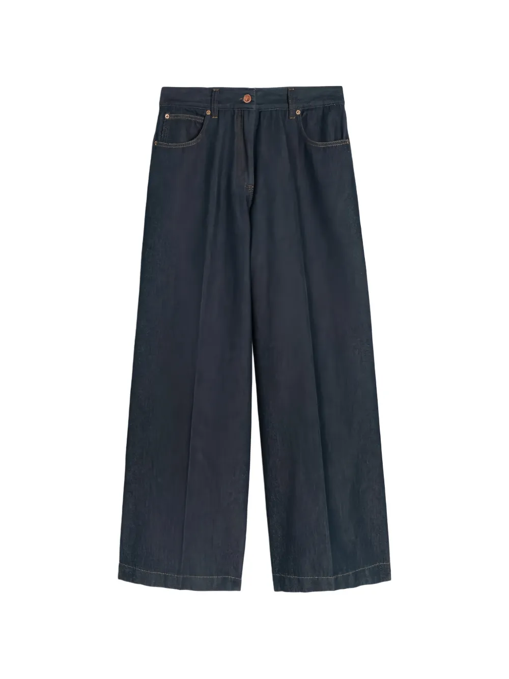 ASPESI five-pocket wide-leg jeans Blauw