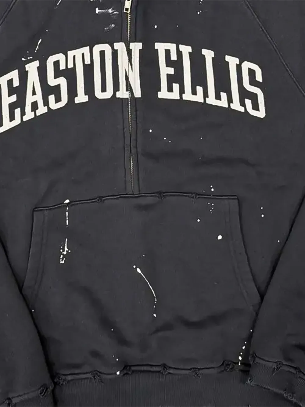 Bottega Desires Easton Ellis half-zip hoodie Zwart