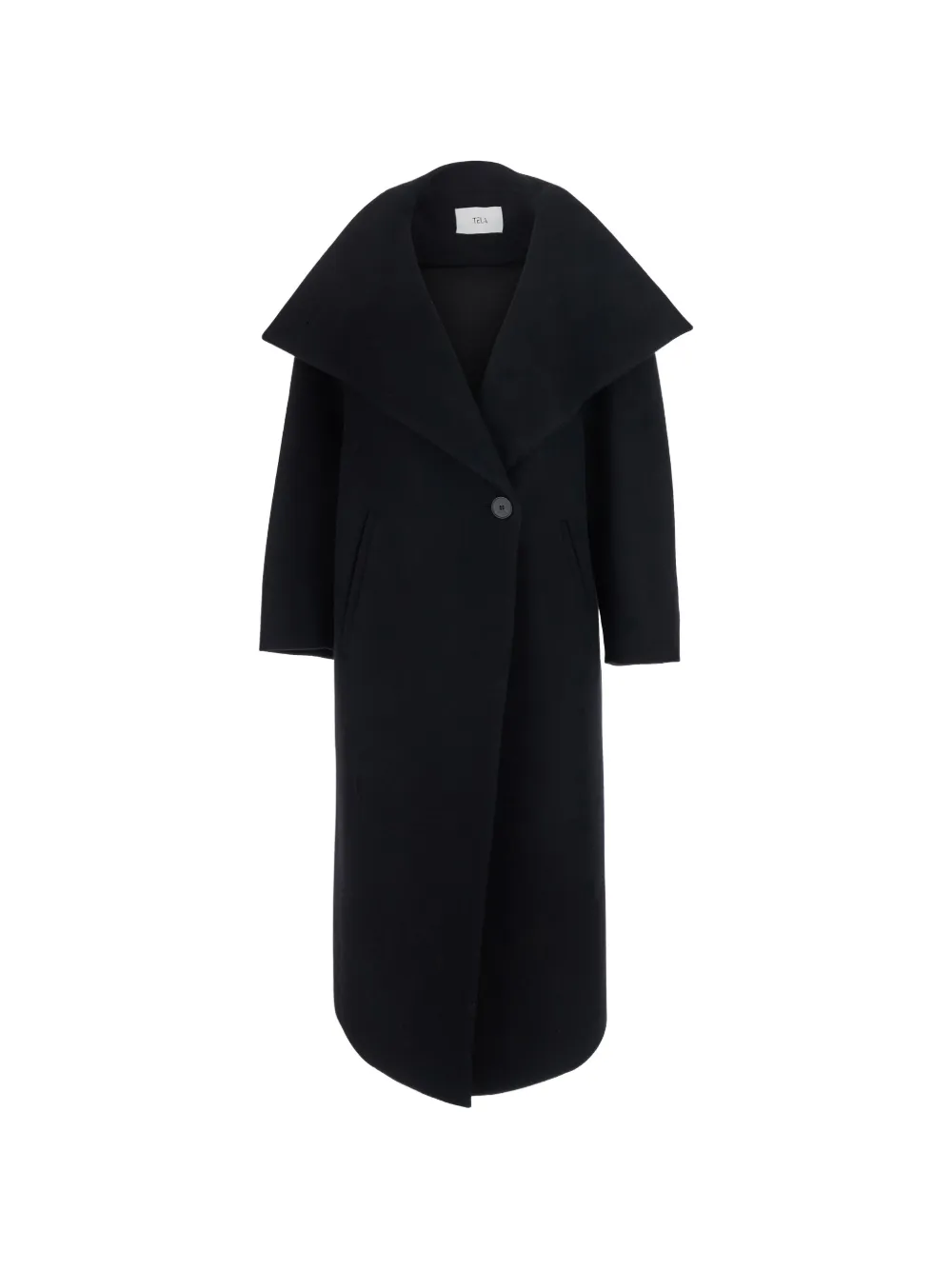 Tela manteau Scott boutonné - Noir