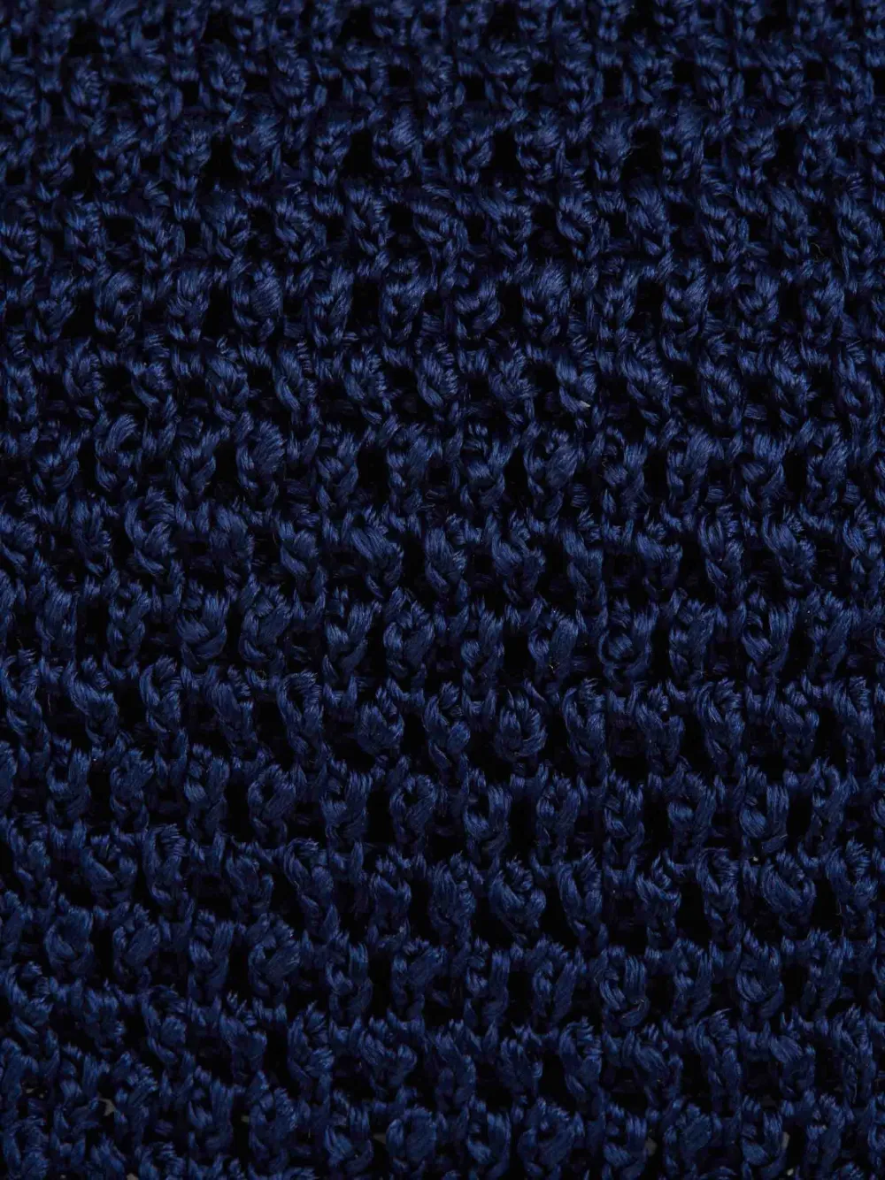 TOM FORD knit-construction tie Blauw