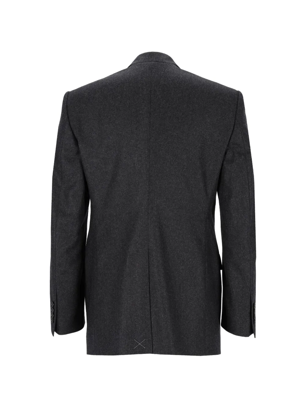 Dolce & Gabbana single-breasted virgin wool blazer Grijs