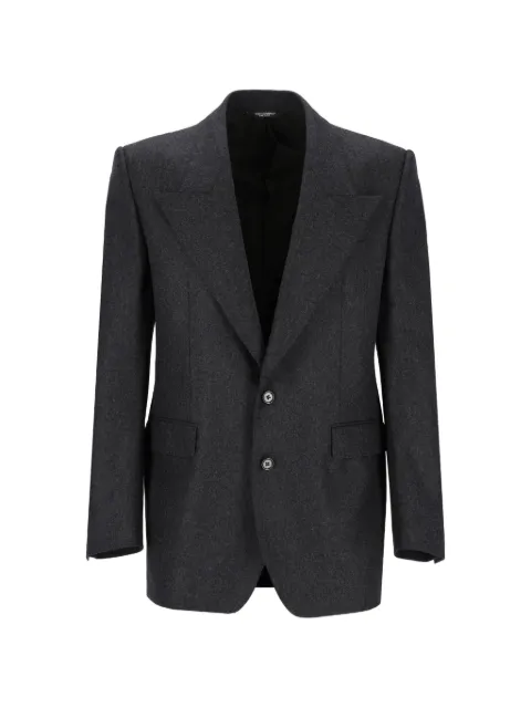 Dolce & Gabbana single-breasted virgin wool blazer