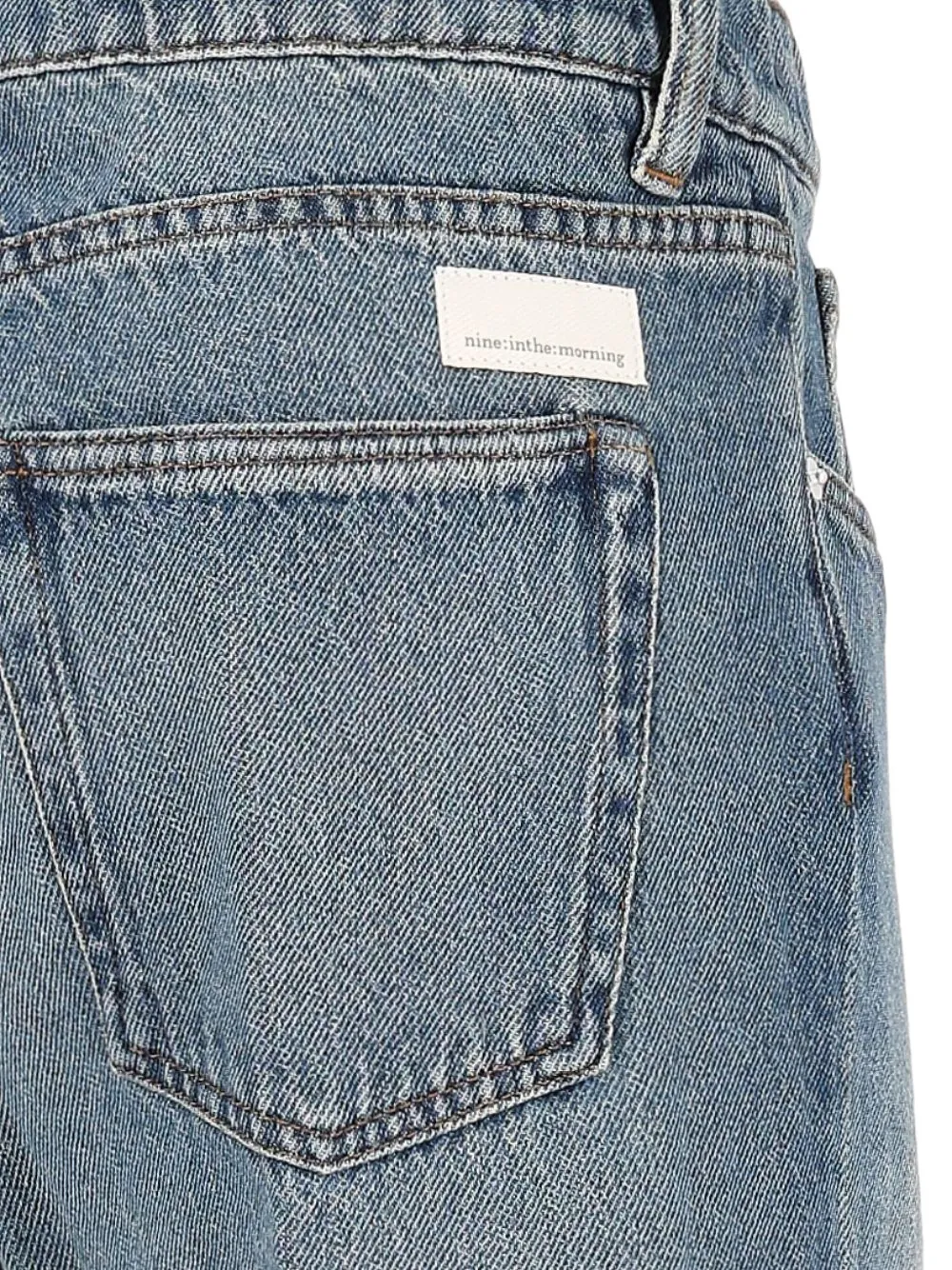 Nine In The Morning Nathan straight jeans Blauw