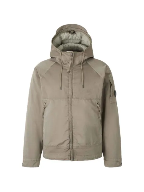 C.P. Company chamarra con capucha y detalle de lente