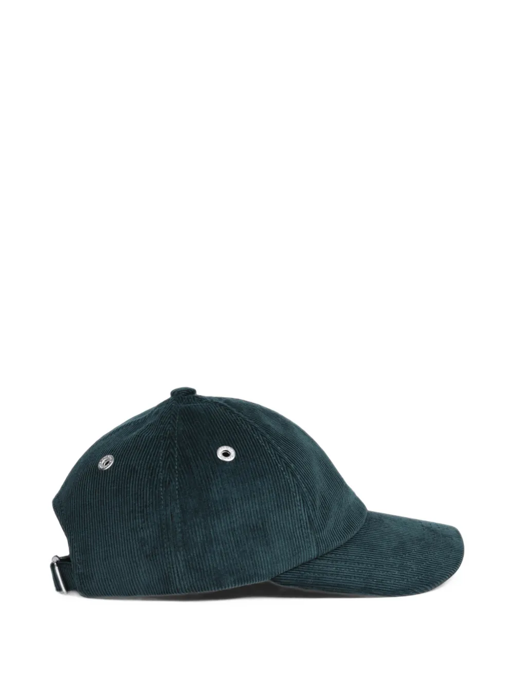 AMI Paris corduroy logo cap Groen