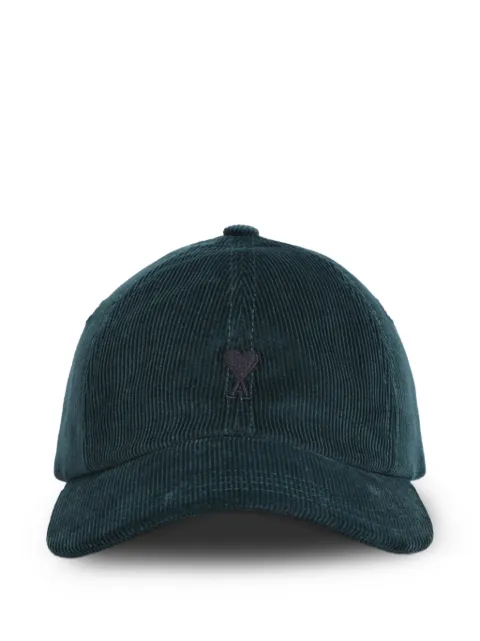 AMI Paris corduroy logo cap
