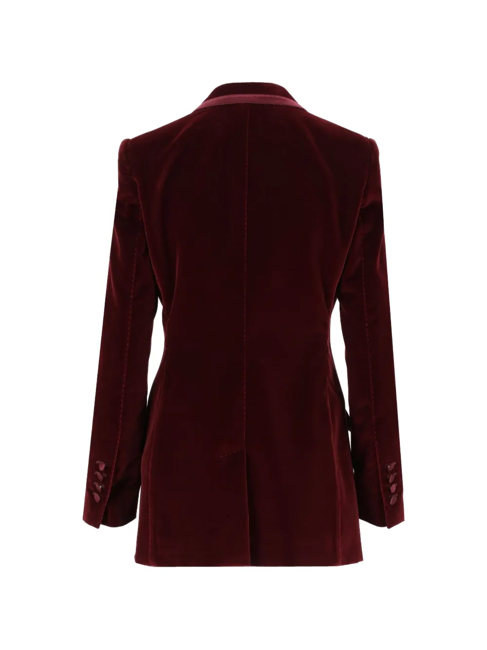 Dolce & Gabbana Turlington single-breasted jacket in velvet Paars
