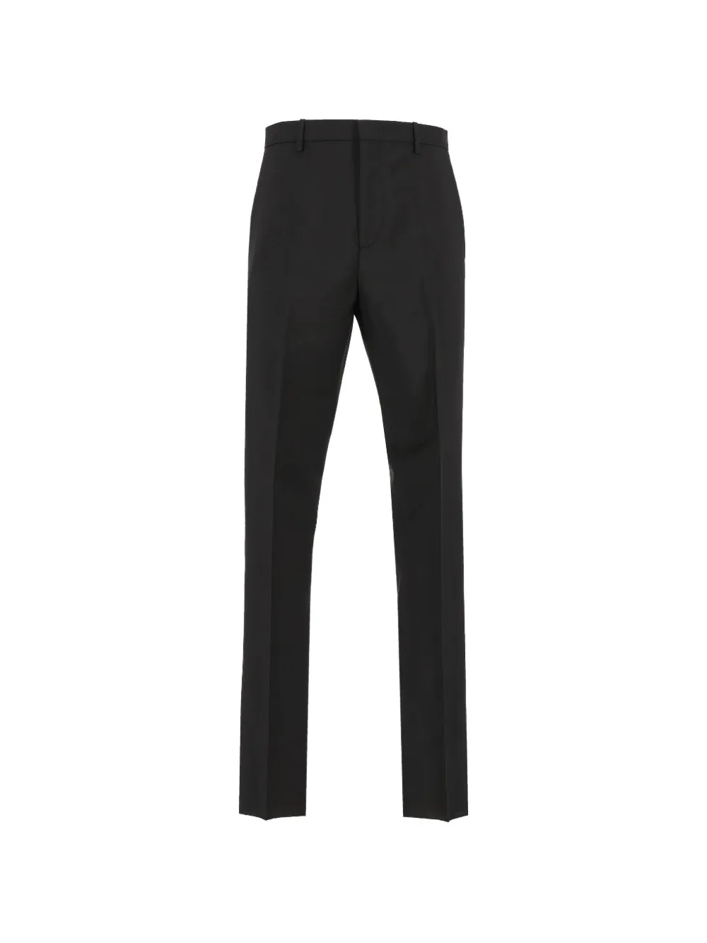 FENDI black kid mohair pants Zwart