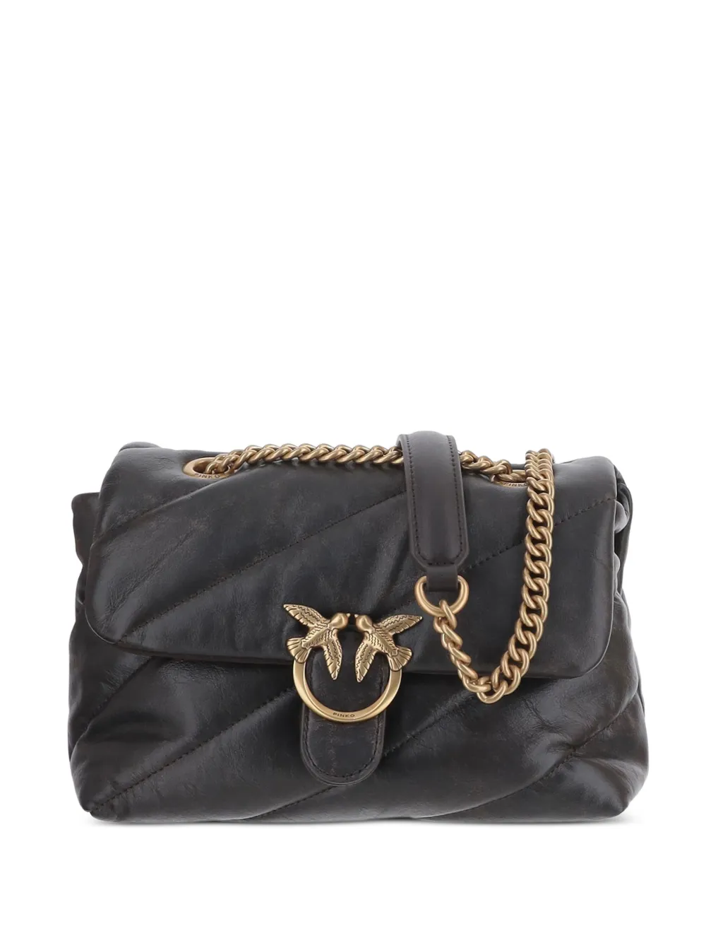 PINKO Borsa a spalla Love Birds - Marrone