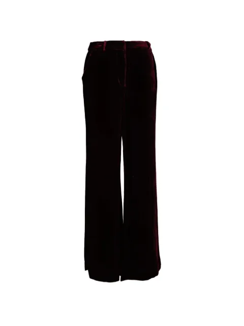 L'Agence Pilar velvet palazzo pants