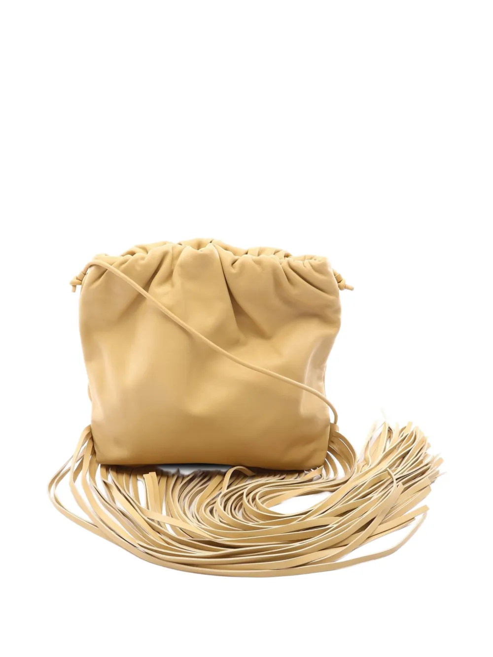 Bottega Veneta Pre-Owned 2000-2026 Lambskin The Fringe shoulder bag - Toni neutri