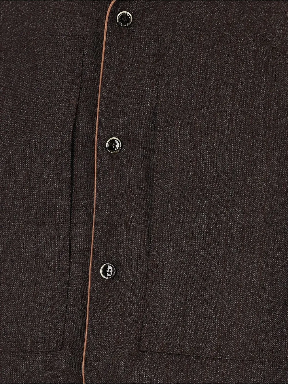 Nine In The Morning piped wool shirt jacket Bruin
