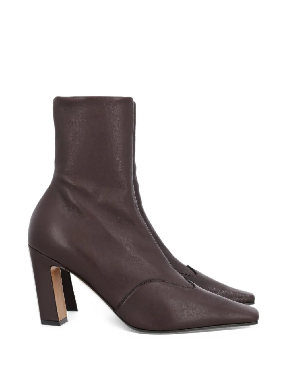 KHAITE Nevada stretch high boots - Brown