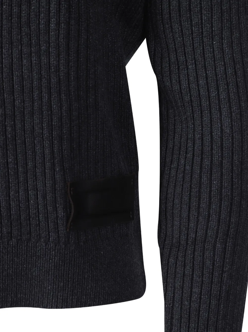 Carrera Ash ribbed-knit bomber cardigan Grijs