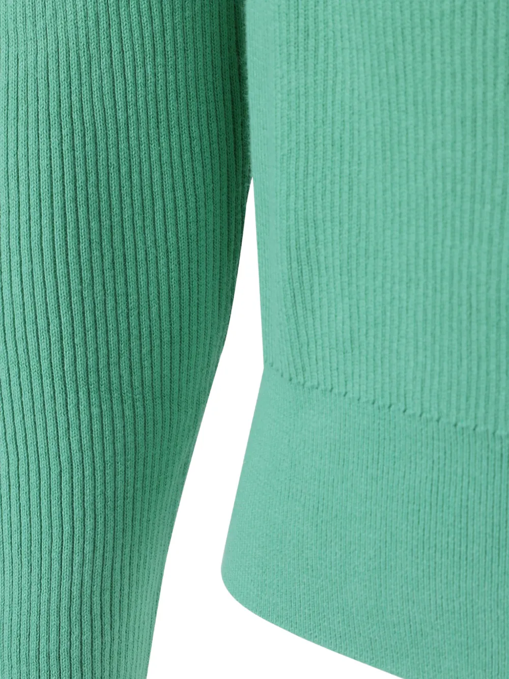 Carrera ribbed zip-up cardigan Groen