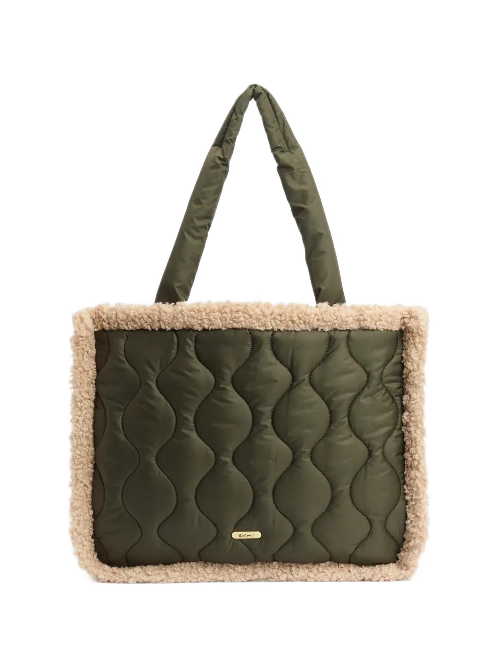 Barbour Marnie quilted tote bag - Grün