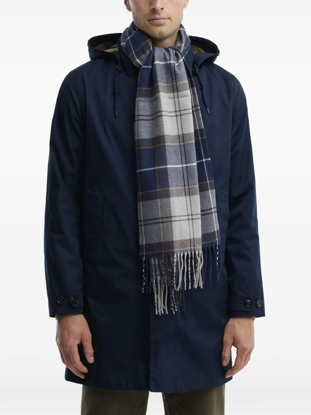 Barbour Galingale tartan scarf - Blau
