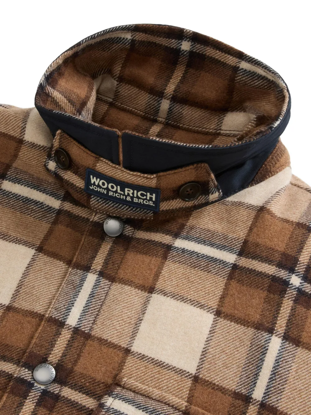 Woolrich Alaskan check shirt jacket Bruin