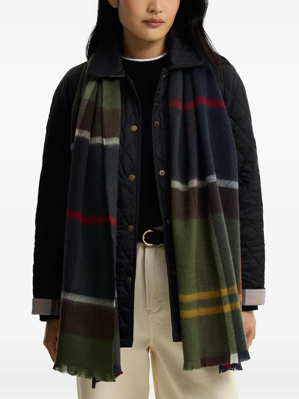Barbour Rosefield Tartan scarf - Grün