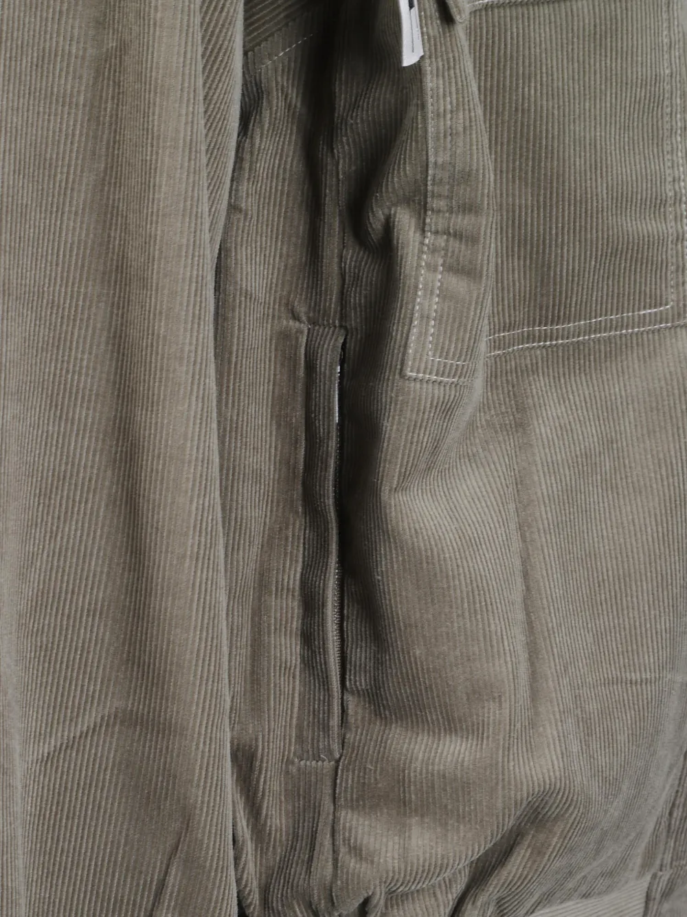 Carrer Barrau corduroy zip-up jacket Groen