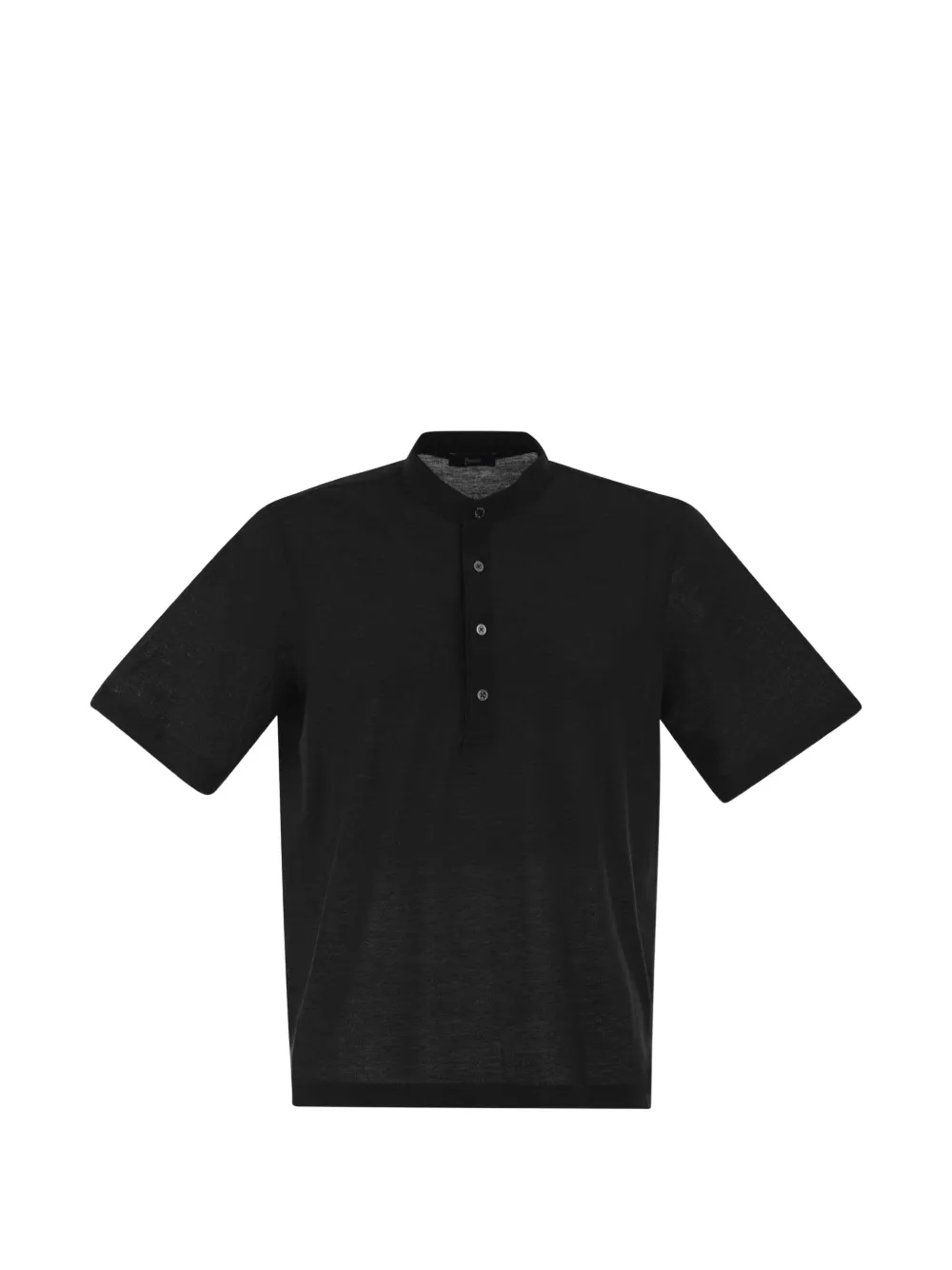 Herno short-sleeve polo shirt Zwart