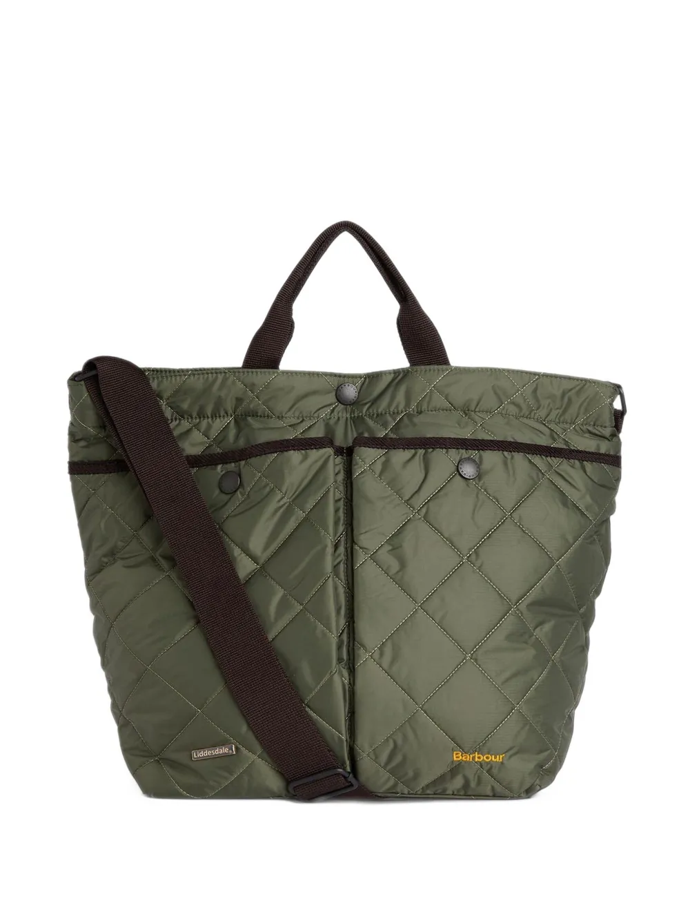 Barbour Liddesdale quilted tote bag - Grün