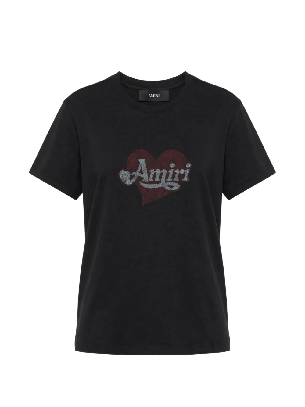 AMIRI -heart T-shirt Zwart
