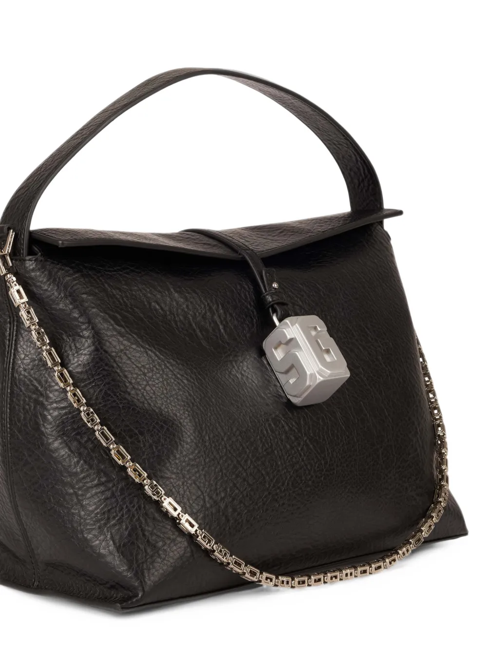 GCDS Mega Comma tote bag Zwart