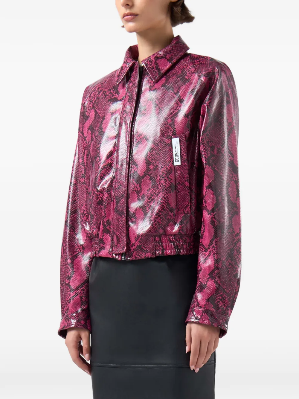 GCDS python-effect jacket Roze