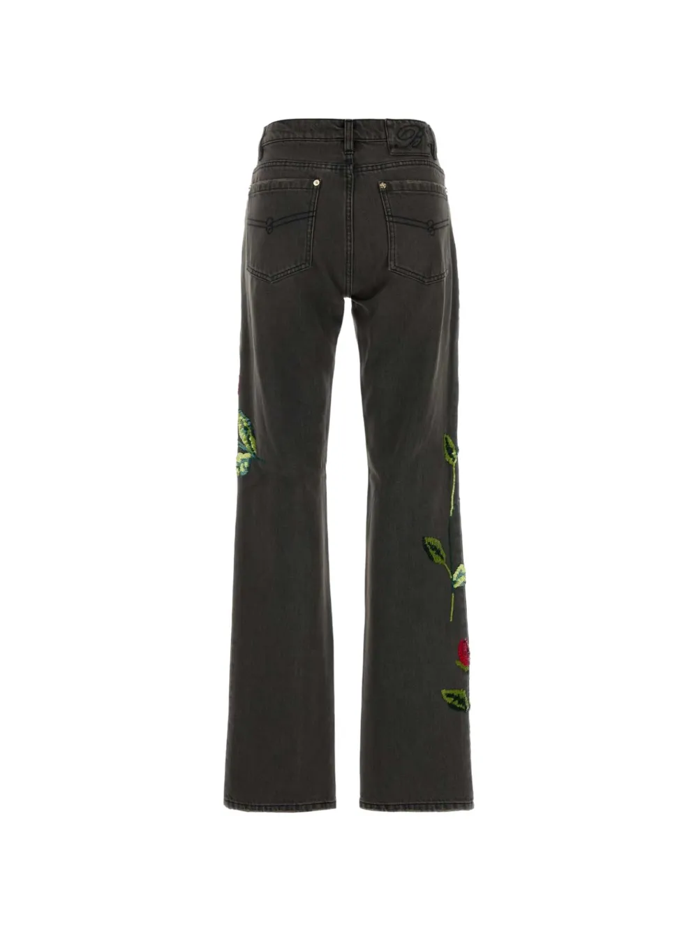 Blumarine sequin-embroidered jeans Grijs