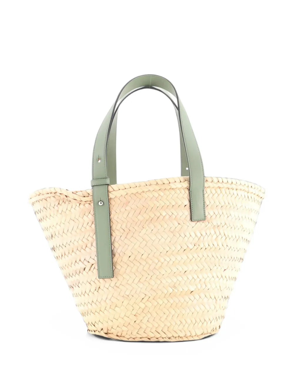 Loewe Pre-Owned Basket Raffia Medium tote bag - Grün