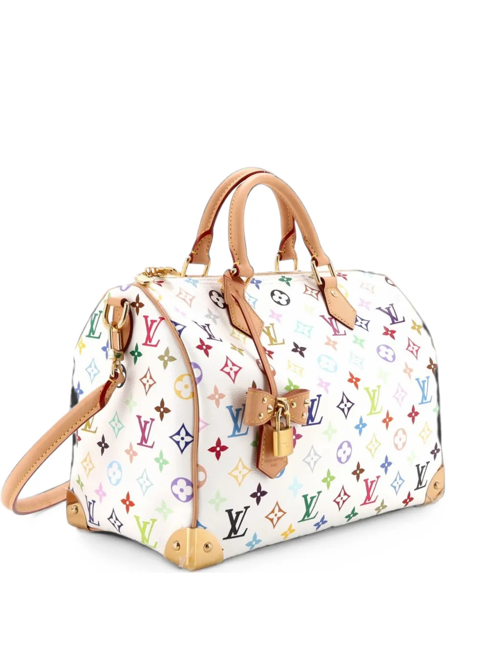 Louis Vuitton Pre-Owned x Takashi Murakami Speedy Soft Bandouliere Bag Monogram Multicolor 30 satchel - Multicolour