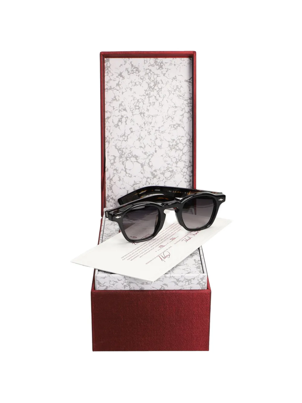 Jacques Marie Mage Zephirin square-frame sunglasses Zwart