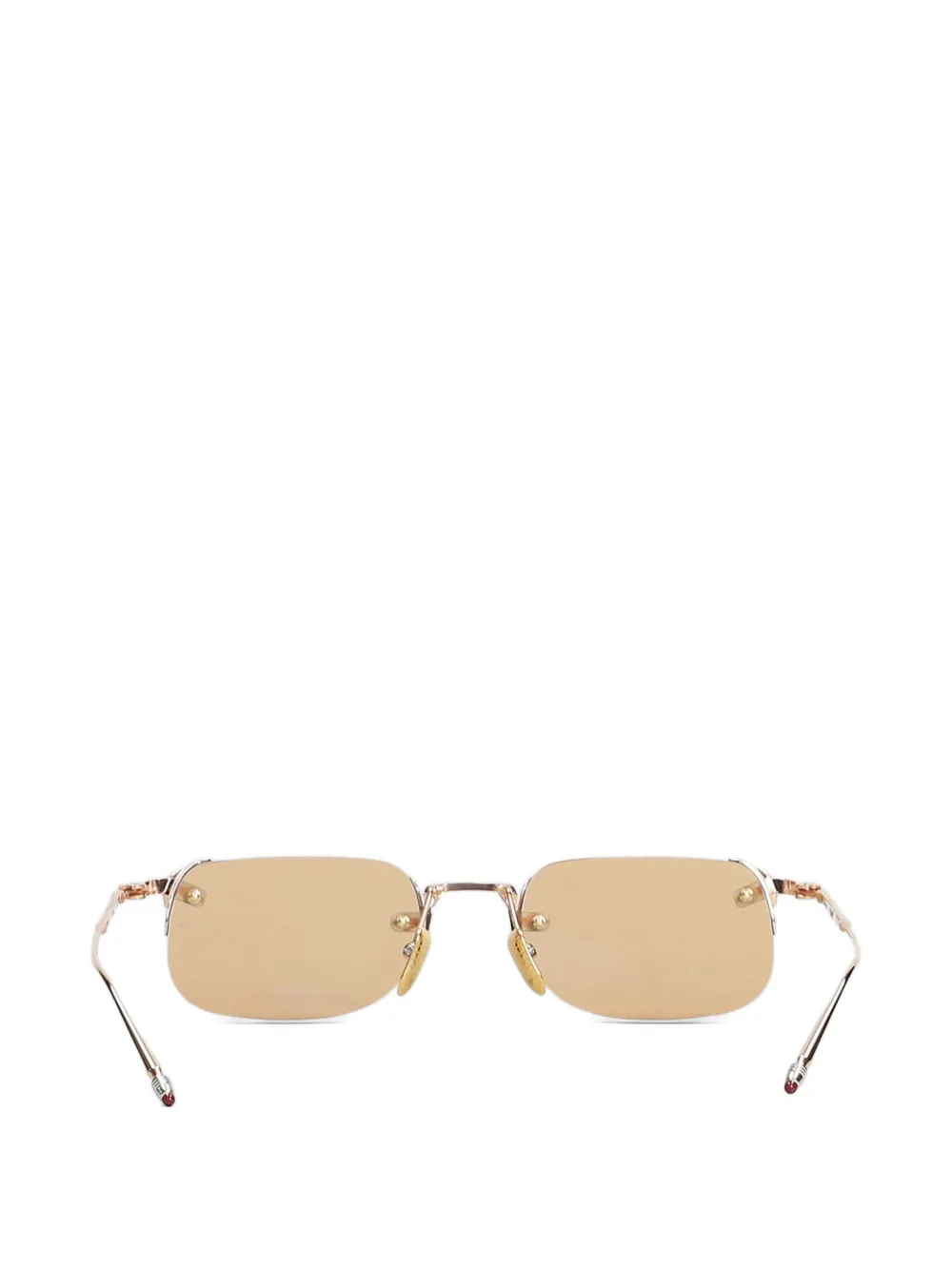 Jacques Marie Mage Fonda rectangle-frame sunglasses Goud