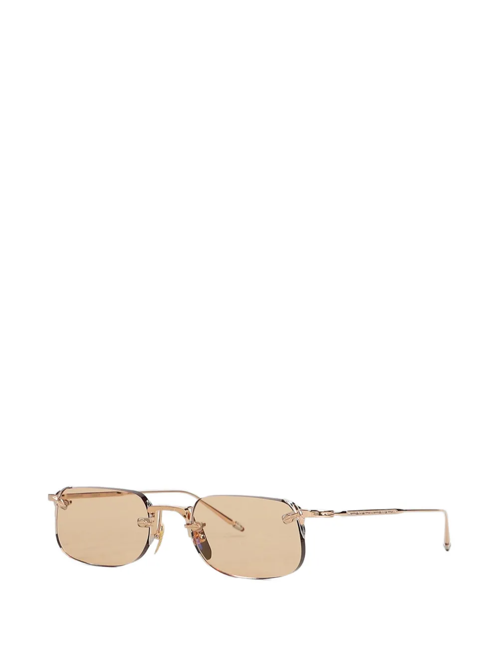 Jacques Marie Mage Fonda rectangle-frame sunglasses Goud
