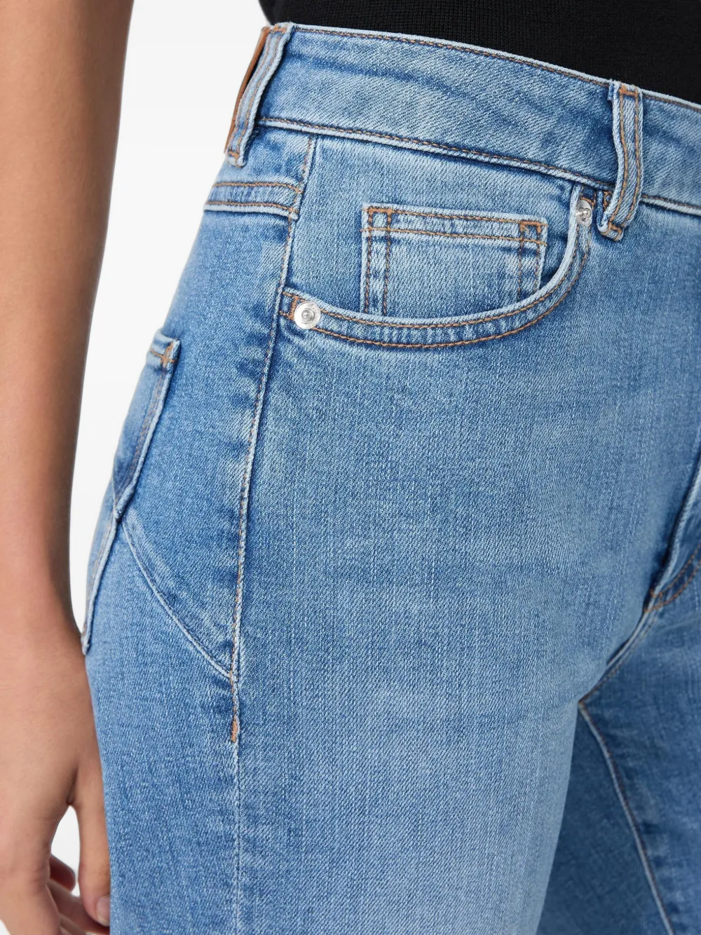 Sportmax straight-leg jeans Blauw