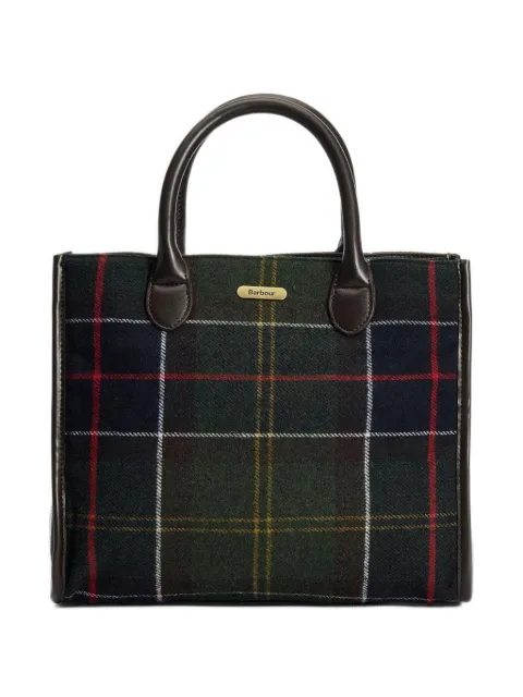Barbour Barrhill tartan tote bag