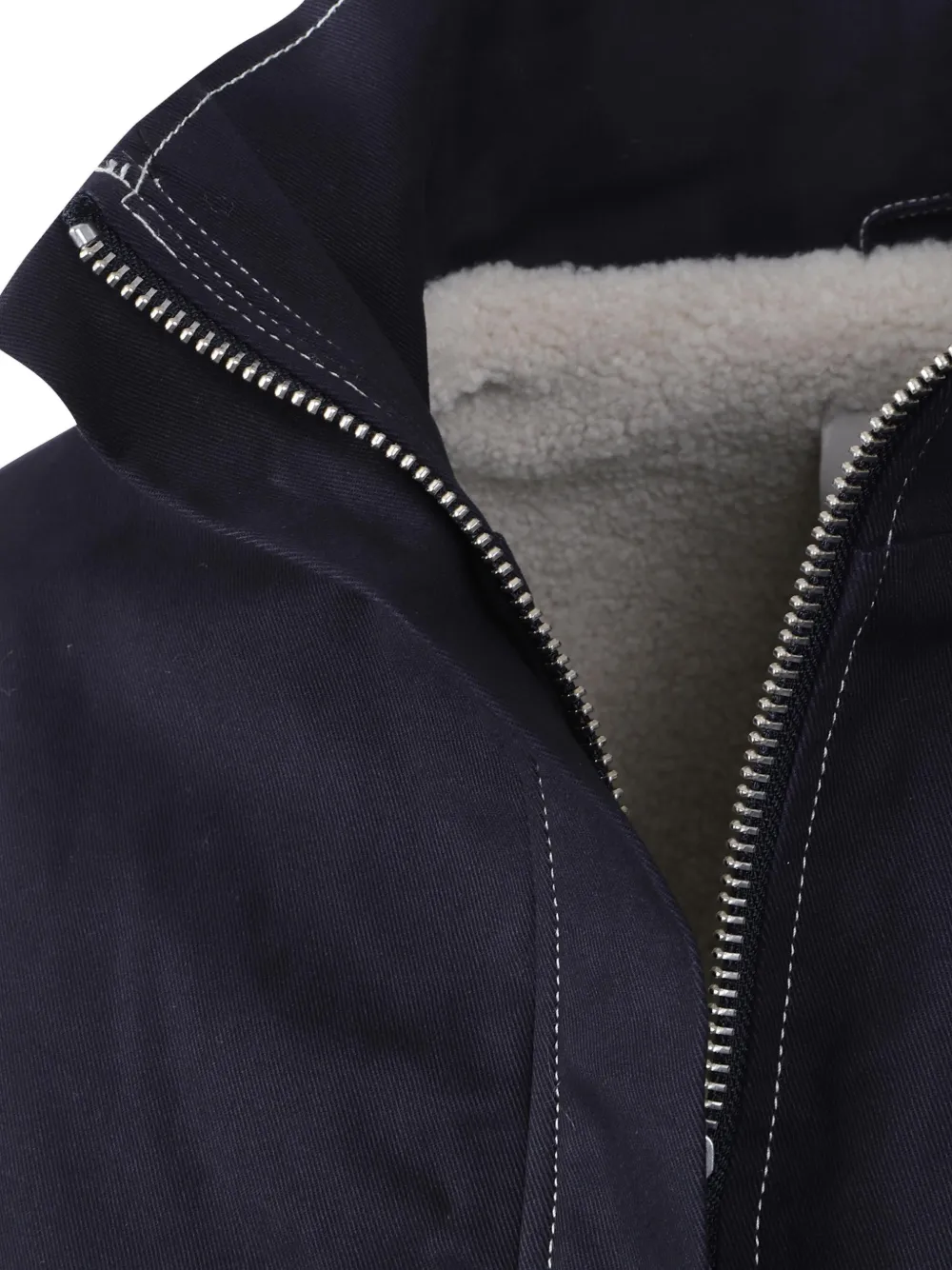 Carrer Barrau contrast-stitch jacket Blauw